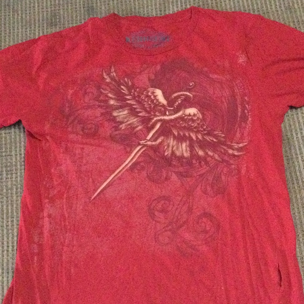 Oversized vintage red shirt
